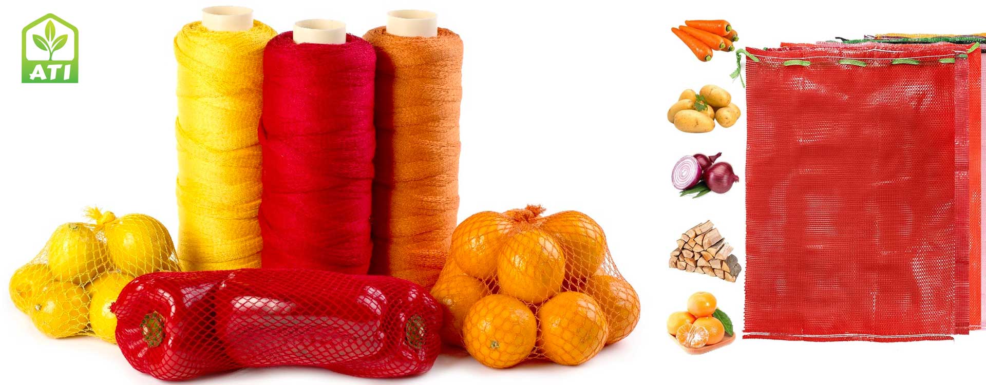 Vegetable and Fruits packing nets bags